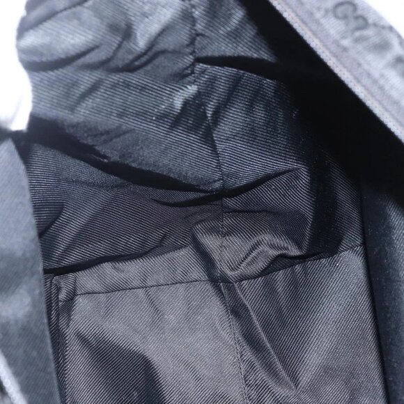 GUCCI GG Canvas Web Sherry Line Tote Bag Black Silver 131231 Auth 154522 - Picture 12 of 16